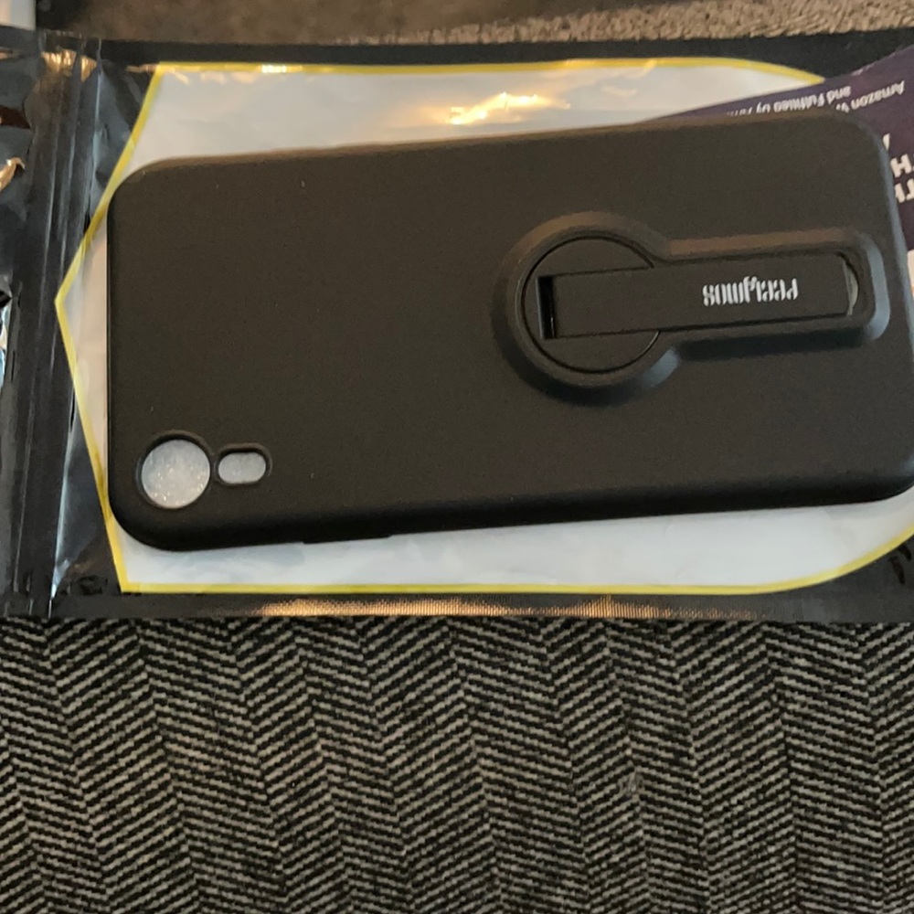iPhone XR black phone case, never used.